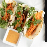 Vietnamese Street Tacos · Vegetables wrapped in your choice of a flour tortilla or lettuce wrap and garnished with a s...