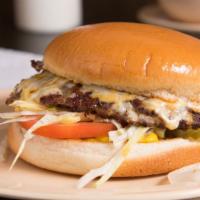 Double Sausage Cheeseburger · Double Oklahomas best Burger