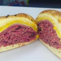 Regular Mr. D'S Classic Corned Beef Sandwich Combo · Includes your choice of chips, steak fries or onion rings and can pop. All sandwiches have o...