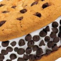 **Chocolate Chip Ice Cream Sandwich · Made with real chocolate chips. And too many delicious chips to count.