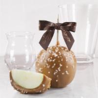 Sea Salt Caramel · A jumbo granny smith apple hand dipped in our signature kettle-cooked caramel, and then spri...