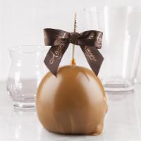 Plain · A jumbo granny smith apple hand dipped in our signature kettle-cooked caramel.