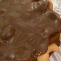 Caramel Cashew Bear Claw · Milk Chocolate, Homemade Caramel and Cashews