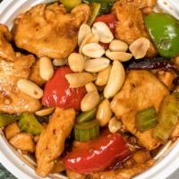 Kung Bao Chicken  · Spicy.