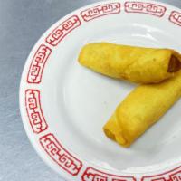 Vegetable Spring Roll · 2 pieces.
