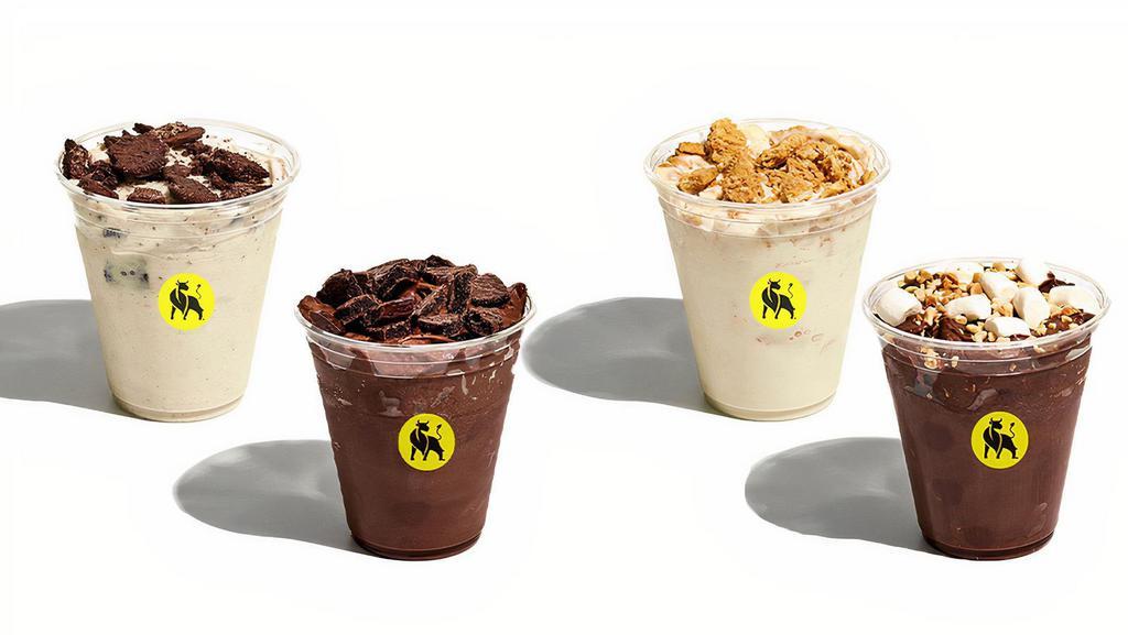 Smiley Shakes · Soft serve with premium mix ins