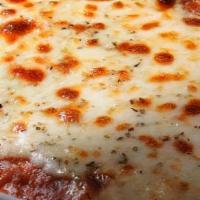 Baked Lasagna · House-made with layers of pasta, meat ragu, mozzarella, ricotta and Parmesan cheeses.