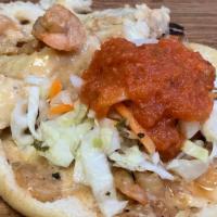 Shrimp And Cheese · delicious grilled shrimp and cheese pupusa