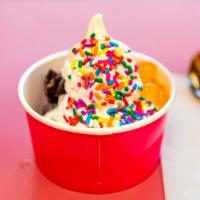 Non Fat Frozen Yogurt · Click to choose Vanilla,  Chocolate or Vanilla/Chocolate Twist