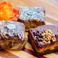 Vegan East Bars · Locally made! Peanut Butter Brownie Bars only.