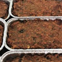 Meatloaf (14Oz) · 14oz, made with oats, lentils, mushrooms, and veggies.
Please note that our kitchen is not a...