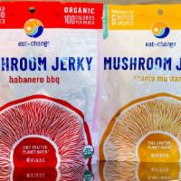 Eat The Change - Mushroom Jerky  · Chef-crafted Mushroom Jerky!
Gluten free, Soy Free, Paleo