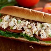 Tuna Salad Sandwich · Tuna, fresh garden lettuce, tomatoes, onions topped with dressing