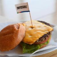 Impossible Burger · It's meat, made from plants, for meat-lovers! A 100% plant based, gluten free burger on our ...