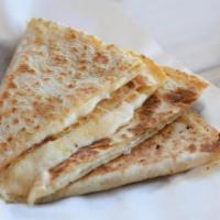 Cheese Quesadilla · Queso with jack cheese, queso fresco. (625)