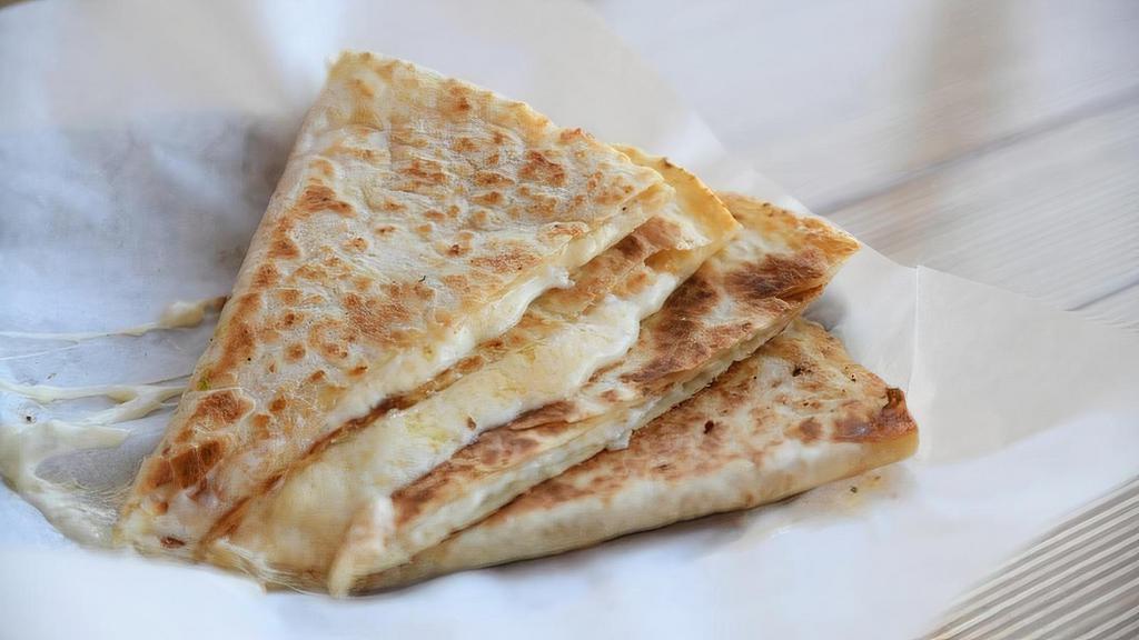 Cheese Quesadilla · Queso with jack cheese, queso fresco. (625)