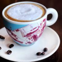 Cappuccino · espresso, foam, milk, yummy.