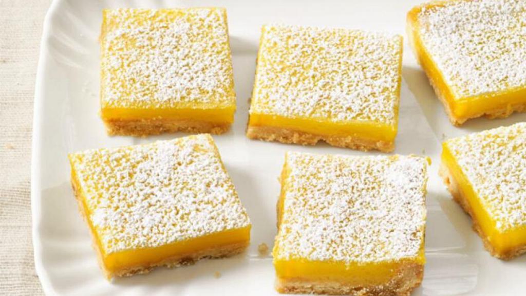 Lemon Bar · Beautiful, made from scratch with real lemons!