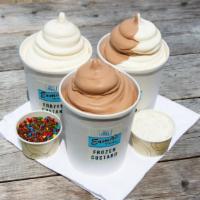 Made To Order  Frozen Custard Containers · Containers made to order. Various flavors & sizes.