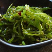 Seaweed Salad · Marinated seaweed. Regular or spicy.