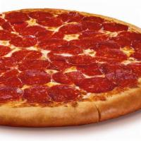 Pepperoni Slugger Pizza · You literally cannot go wrong with extra cheese & most pepperoni large round pepperoni pizza.