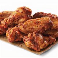Wings · Choice of spicy or plain breaded wings.