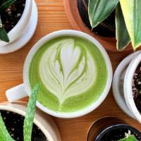 Matcha Latte · Our new classic matcha latte, crafted with quality green tea powder by Rishi and milk, light...