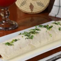 Burrito La Fuente · A massive flour tortilla burrito stuffed with your choice of steak or grilled chicken, rice,...