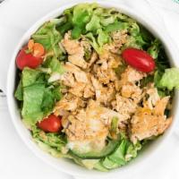 Grilled Chicken Salad · contains grilled chicken + lettuce + tomatoes +Parmesan cheese + croutons.
dressing ranch or...