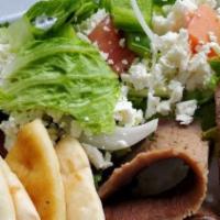 Low Carb Combo · Gyros with greek salad.