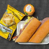 The Boss Sandwich · Roast beef and provolone, mayonnaise or mustard or both.