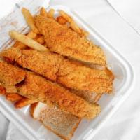 Whiting · Comes with fries.