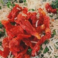 Caesar Salad · Kale, Parmesan, Sun Dried Tomatoes with Caesar dressing[GF, SF]