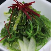 Seaweed Salad · An assortment of marinated seaweed.