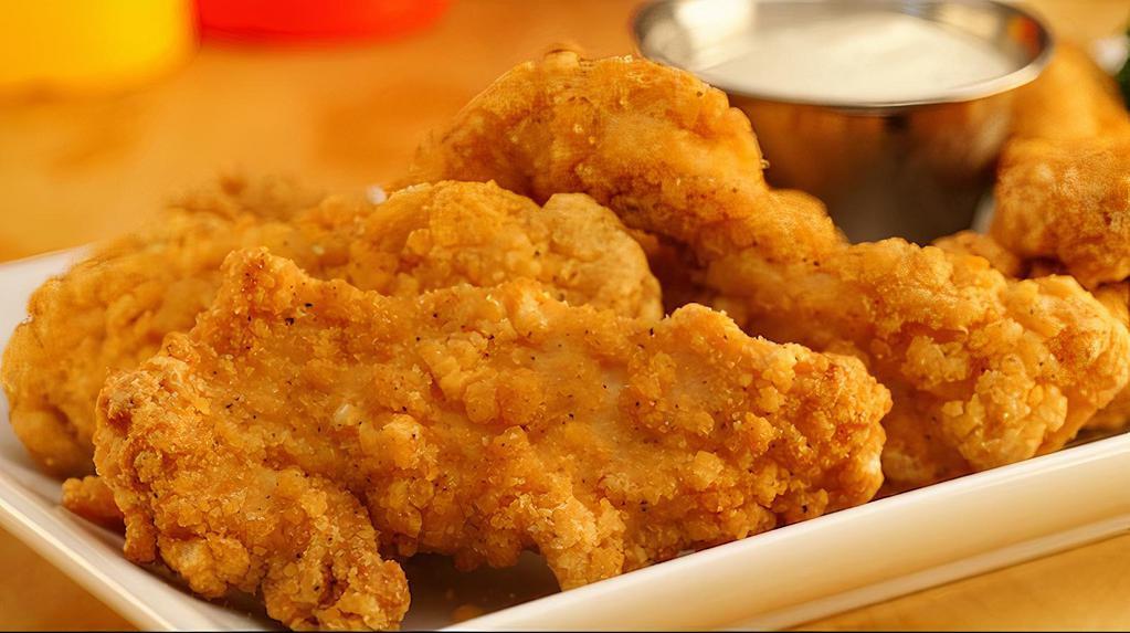 10 Piece Chicken Tenders Dinner · 10 Piece Chicken Tenders Includes slaw, fries, and bread.