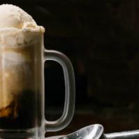 Root Beer Float · GF: gluten-free* NF: nut-free* DF: dairy-free*. Your Choice of Ice Cream Floating in Root Be...