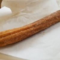 Churros Con Nieve · Our homemade churros served deliciously warm with ice cream. Our churros are gluten free but...