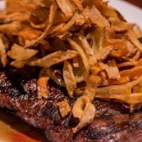 Skirt Steak (12 Oz) · Balsamic marinated, au jus, hand-cut fries