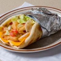 Chicken Gyro Dinner · With mini Greek salad, fries, or rice.