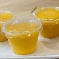 Mango Kulfi (2Pcs) · Well mixer of mango pulp, milk, sugar