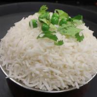 Plain Rice · Boiled long grain Basmati rice