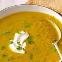Lentil Soup · Mixed lentils, salt, onions, oil, cilantro, chili, Yak N Yeti Special Masala