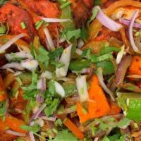 Tandoori Mixed Grill · Combo of 8 items- chicken tandoori, Shrimp tandoori, paneer tikka kabab, Chicken mint kabab,...