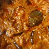 Egg-Plant Curry · Eggplant, oil, whole garam masala, red-yellow onion slice, ginger-garlic paste, cumin powder...
