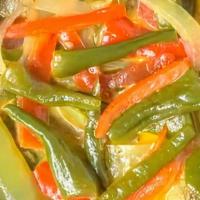 Veg Ema Datshi Curry (Tibetan Curry) · Fresh Vegetables-Potatoes, red-green bell pepper, radish, fresh raw Indian cheese, yogurt