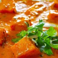 Shai Paneer Masala · Honey, Chopped and fried Indian cheese, heavy whipping cream, onion gravy, tomato gravy, but...