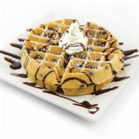 Chocolate Chip Waffle · Mix chocolate in the batter