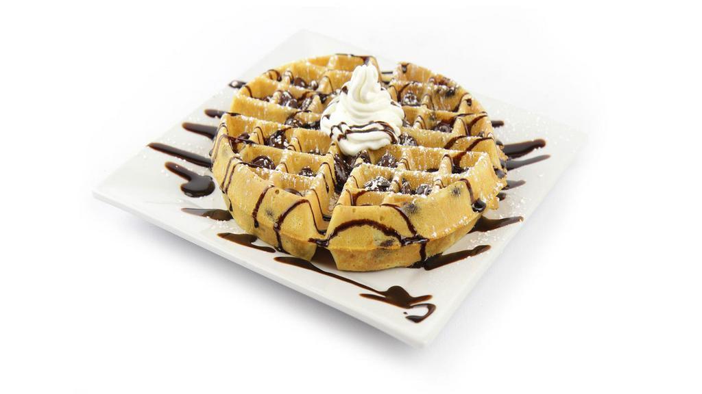 Chocolate Chip Waffle · Mix chocolate in the batter