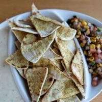 Pico Just In Queso · Toasted adobo pita chips accompanied by queso & pico.
Queso Dip: Hatch chili peppers, poblan...