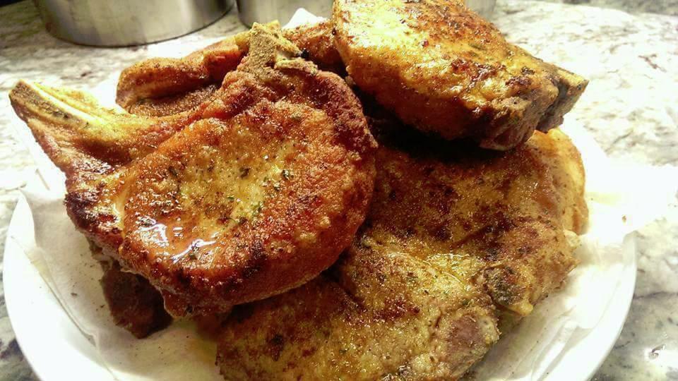 Pork Chop Sandwich · Two fried center cut pork chops on your choice bread